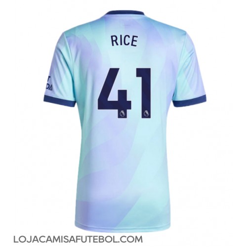 Camisa de Futebol Arsenal Declan Rice #41 Equipamento Alternativo 2024-25 Manga Curta